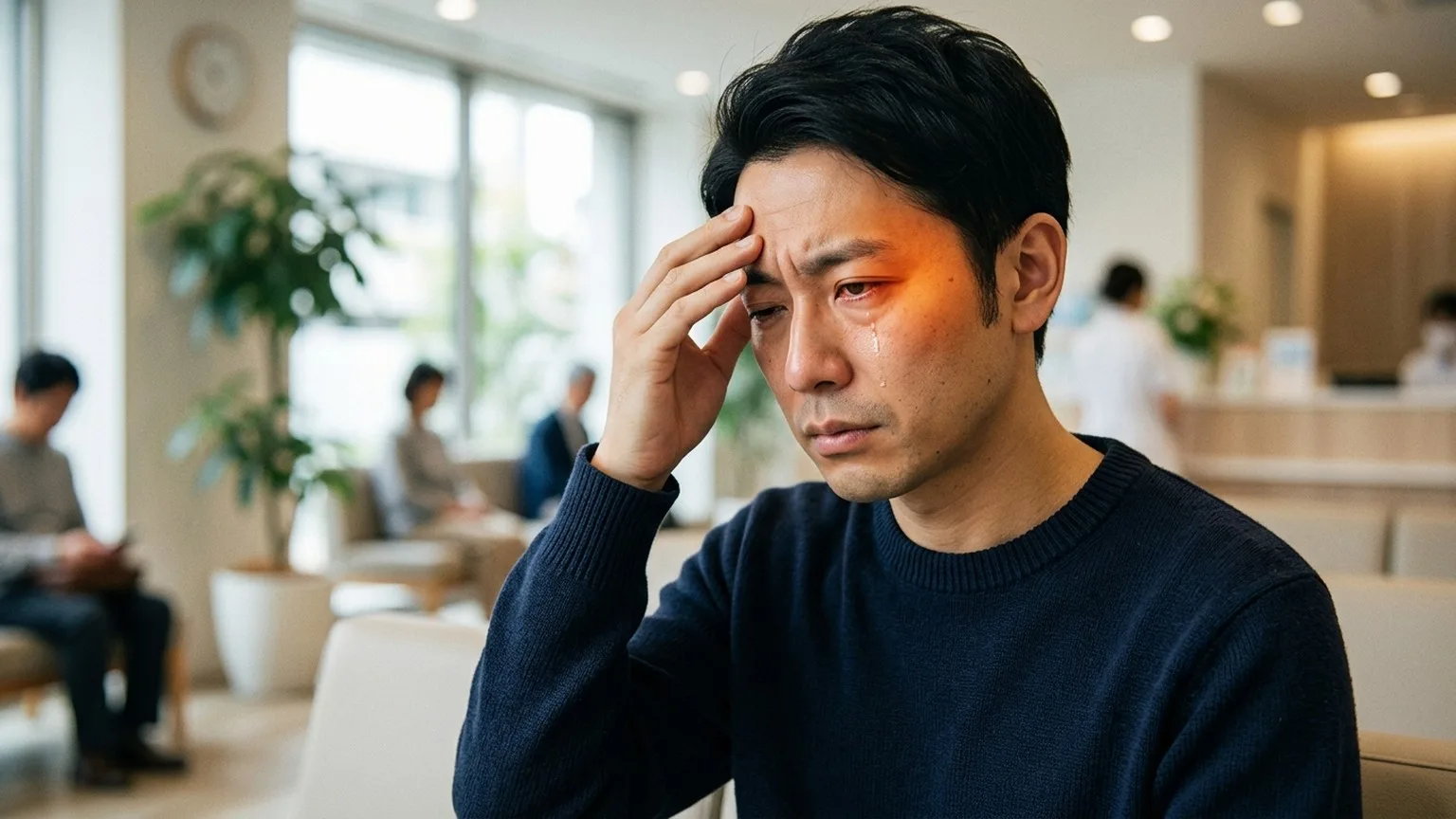 群発頭痛のイメージ